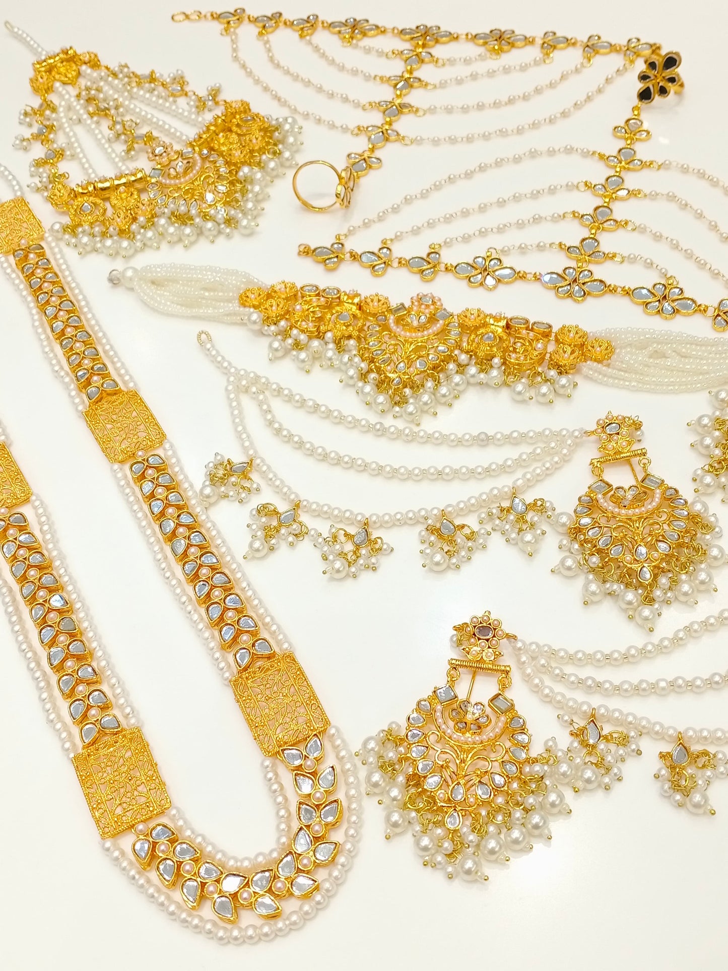 Gold polished complete Bridal set