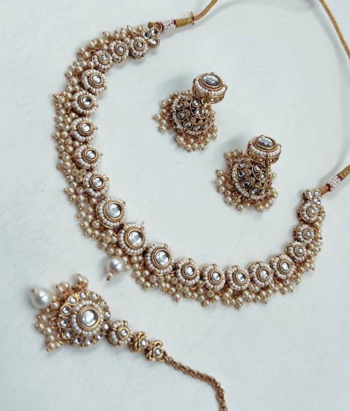 Kundan necklace set