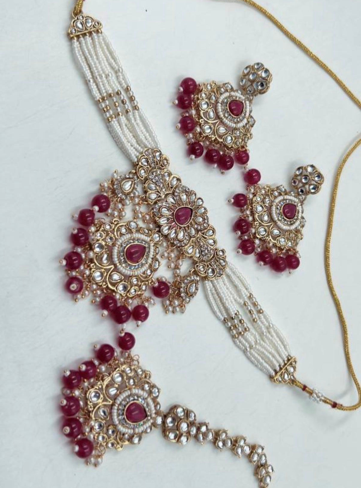 Premium kundan chokar set