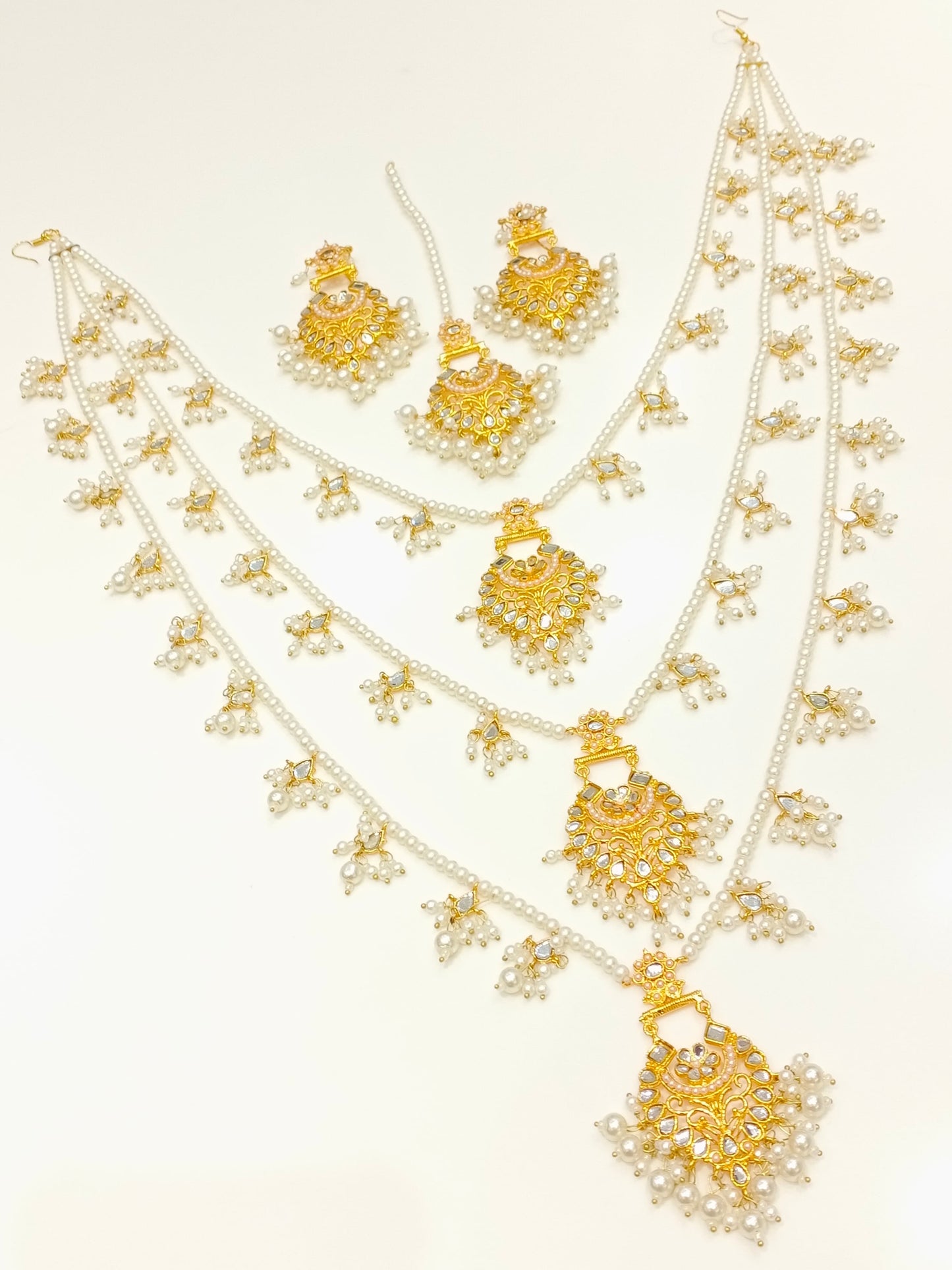 Layered Rani Haar set