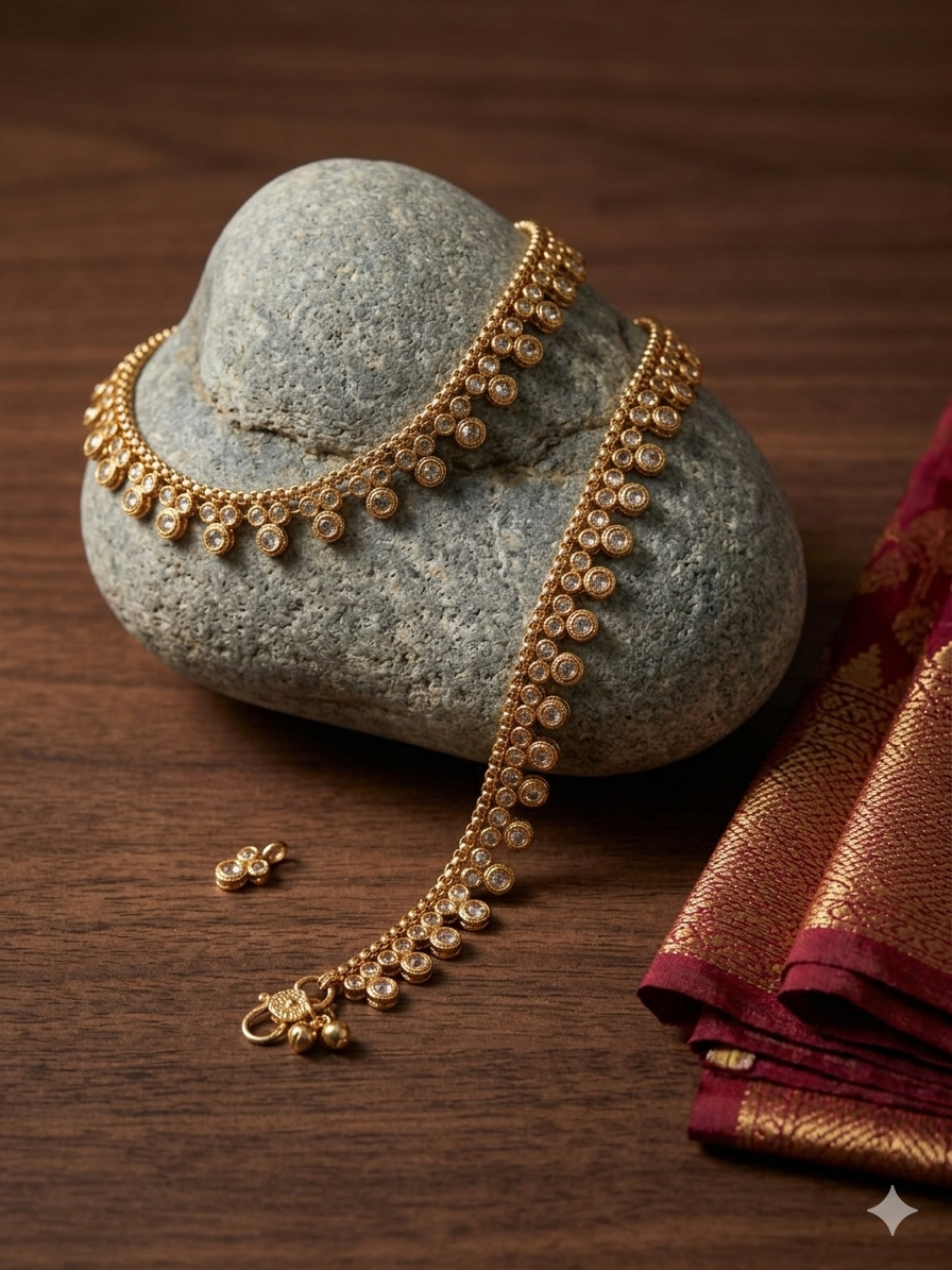 Polki anklet | single piece