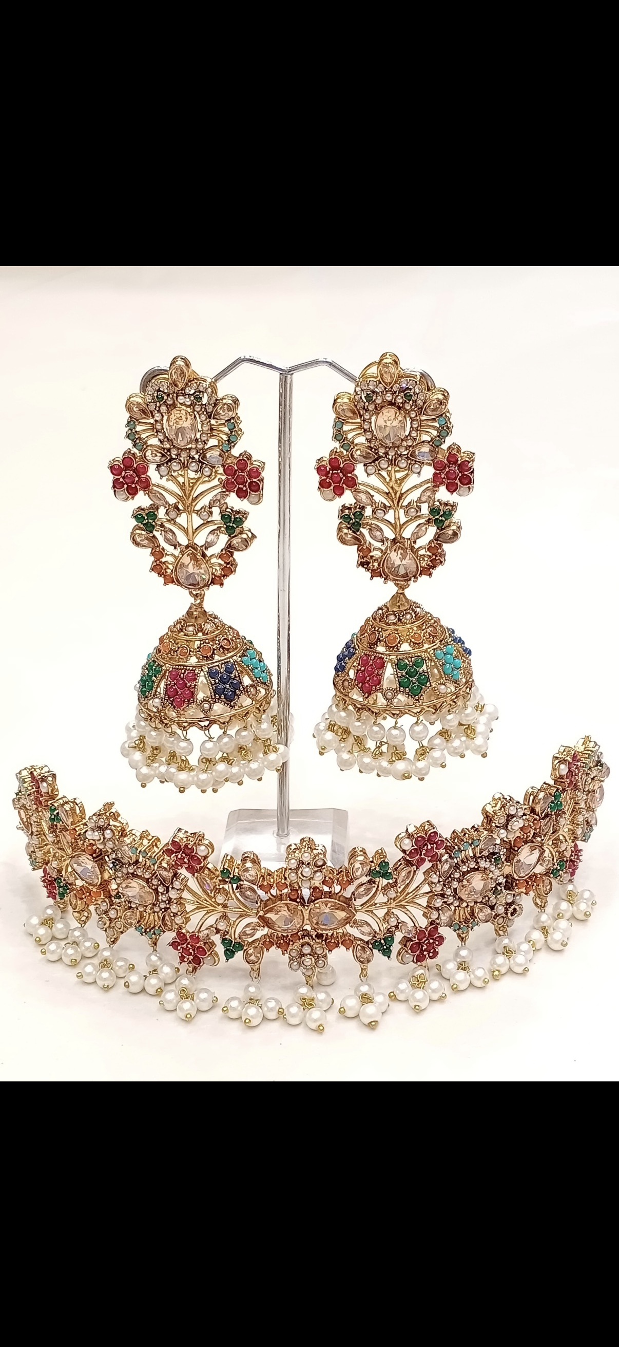 Nauratan chokar with jhumki tikka
