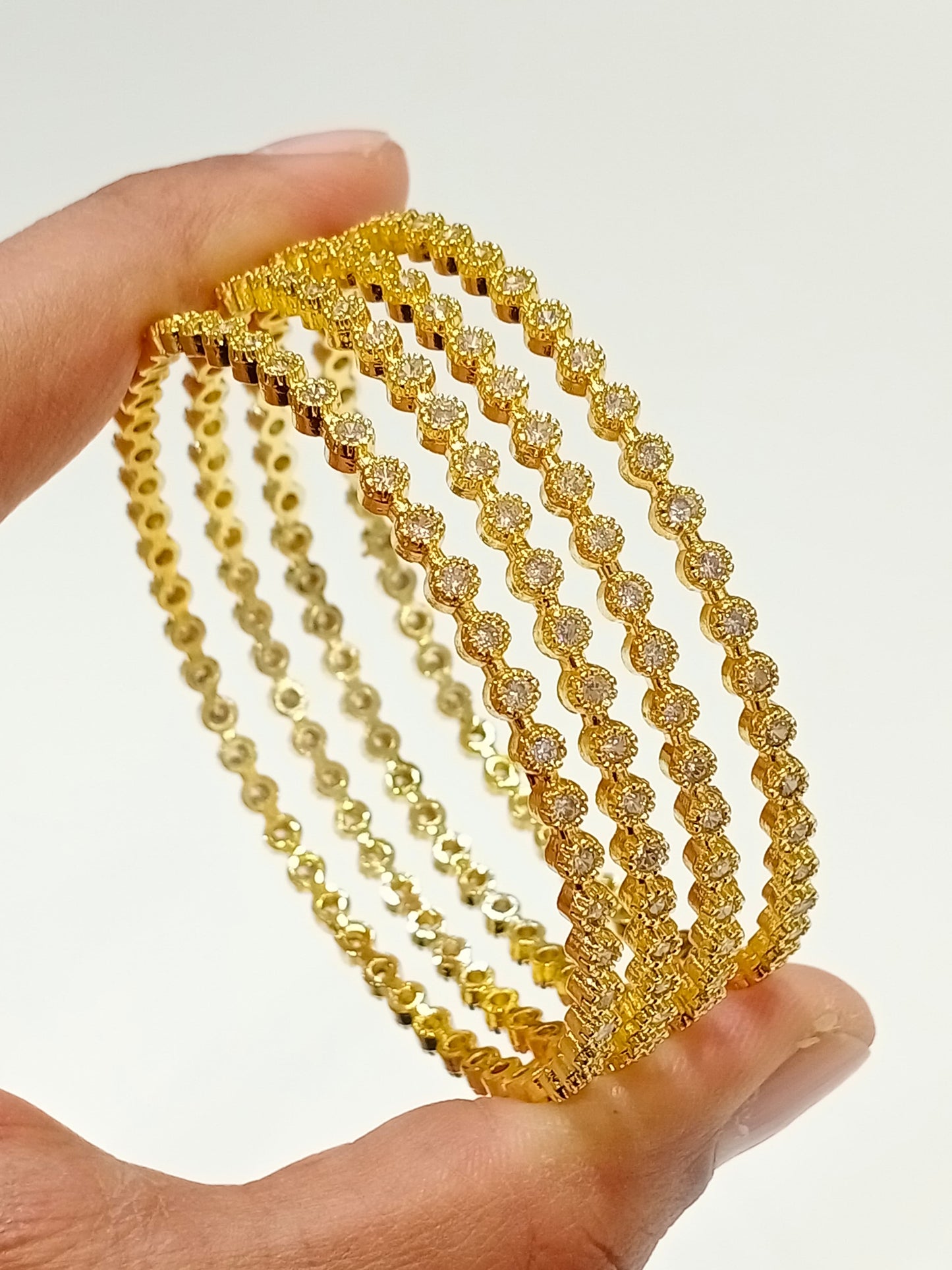 AD bangles set | set of 4 bangles