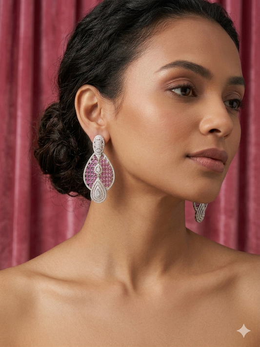 Premium quality AD Earrings