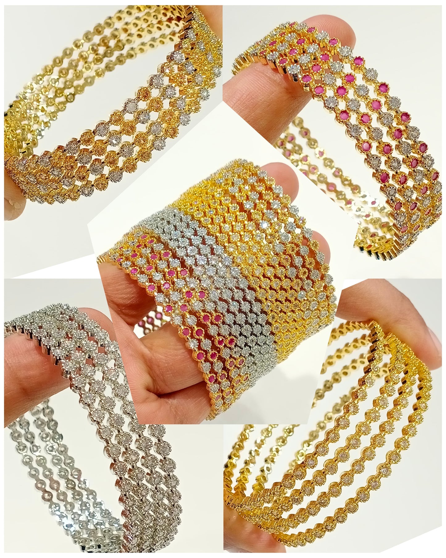 AD bangles set | set of 4 bangles