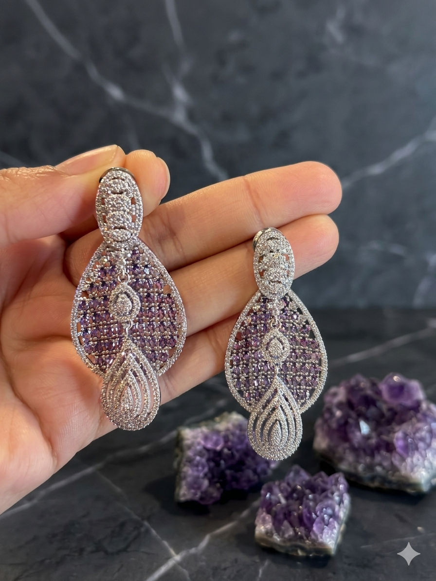 Premium quality AD Earrings