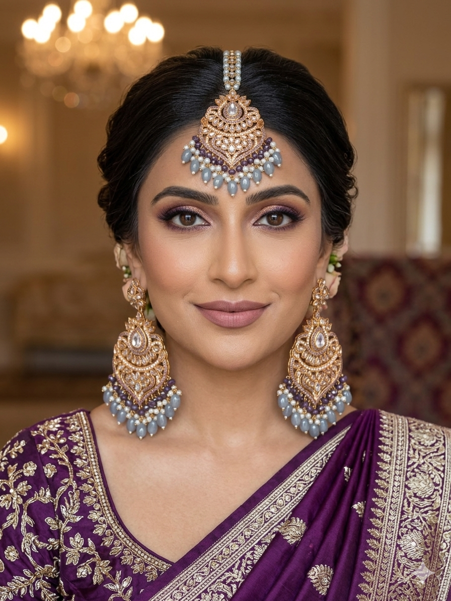 Premium quality Earrings tikka set