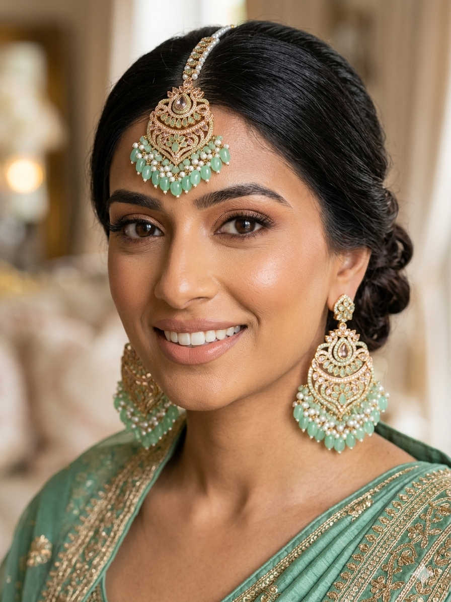 Premium quality Earrings tikka set