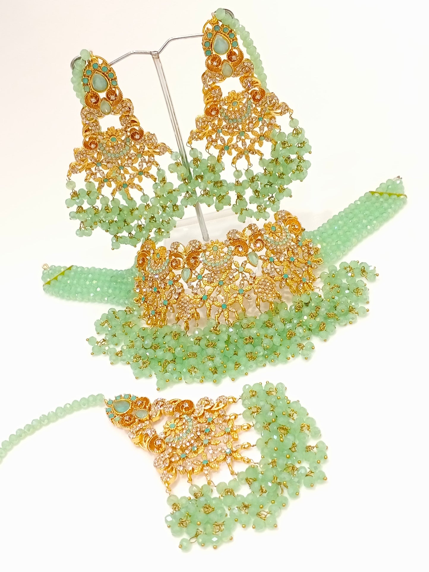Chokar set with Earrings and Tikka