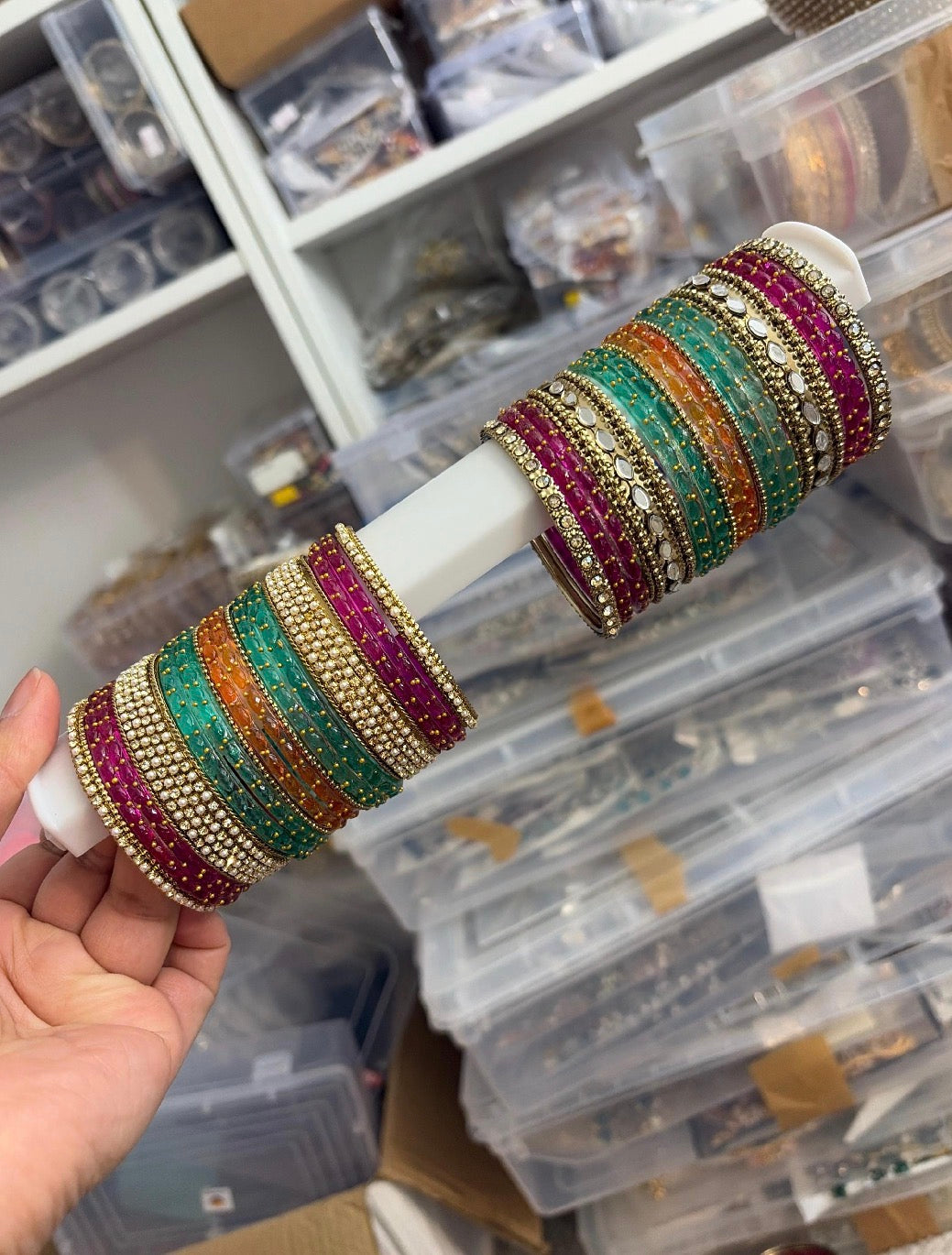 10 sets of assorted customized colors and designs|bangles set