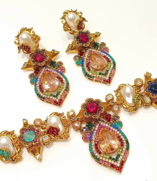 Egyptian stone chokar set