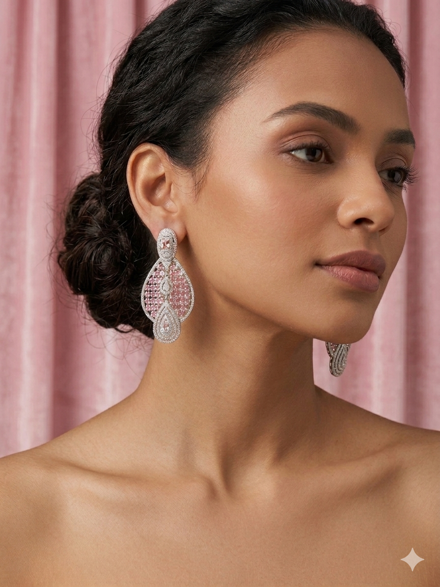 Premium quality AD Earrings