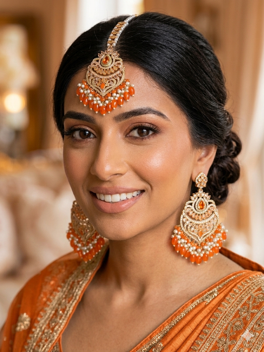Premium quality Earrings tikka set