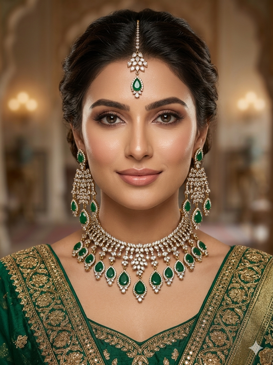 Antique polish necklace set