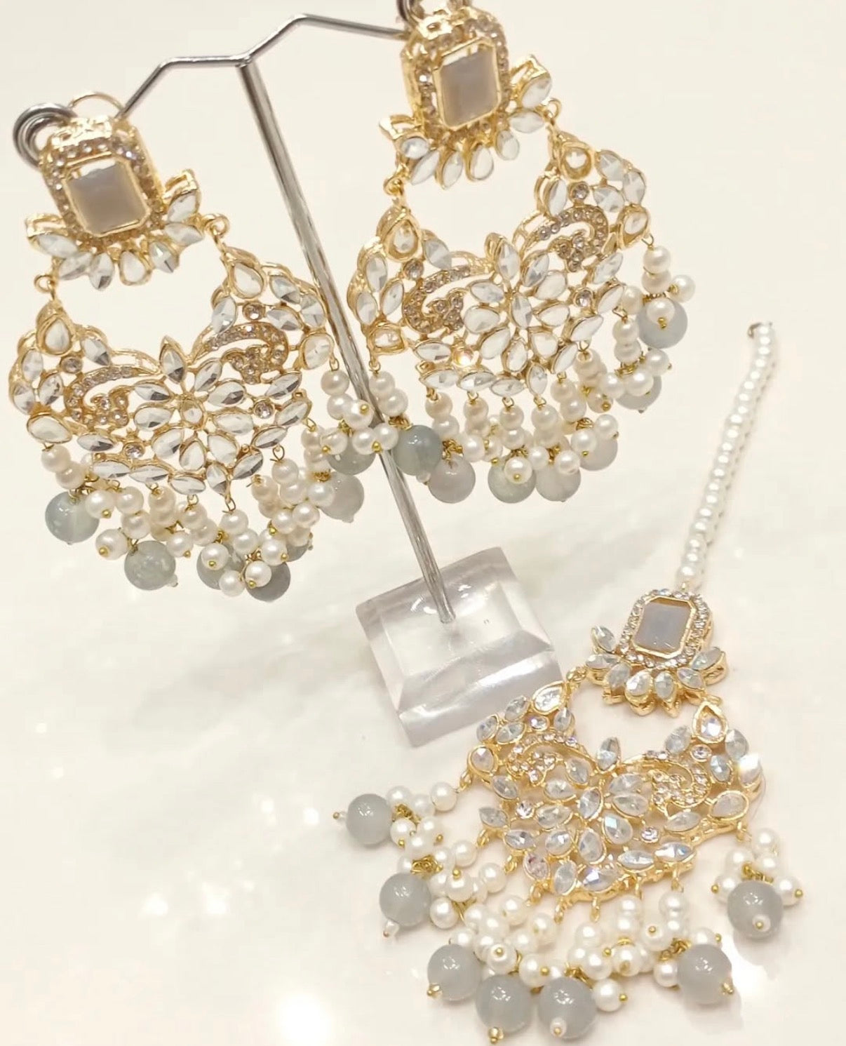 Earrings Tikka set