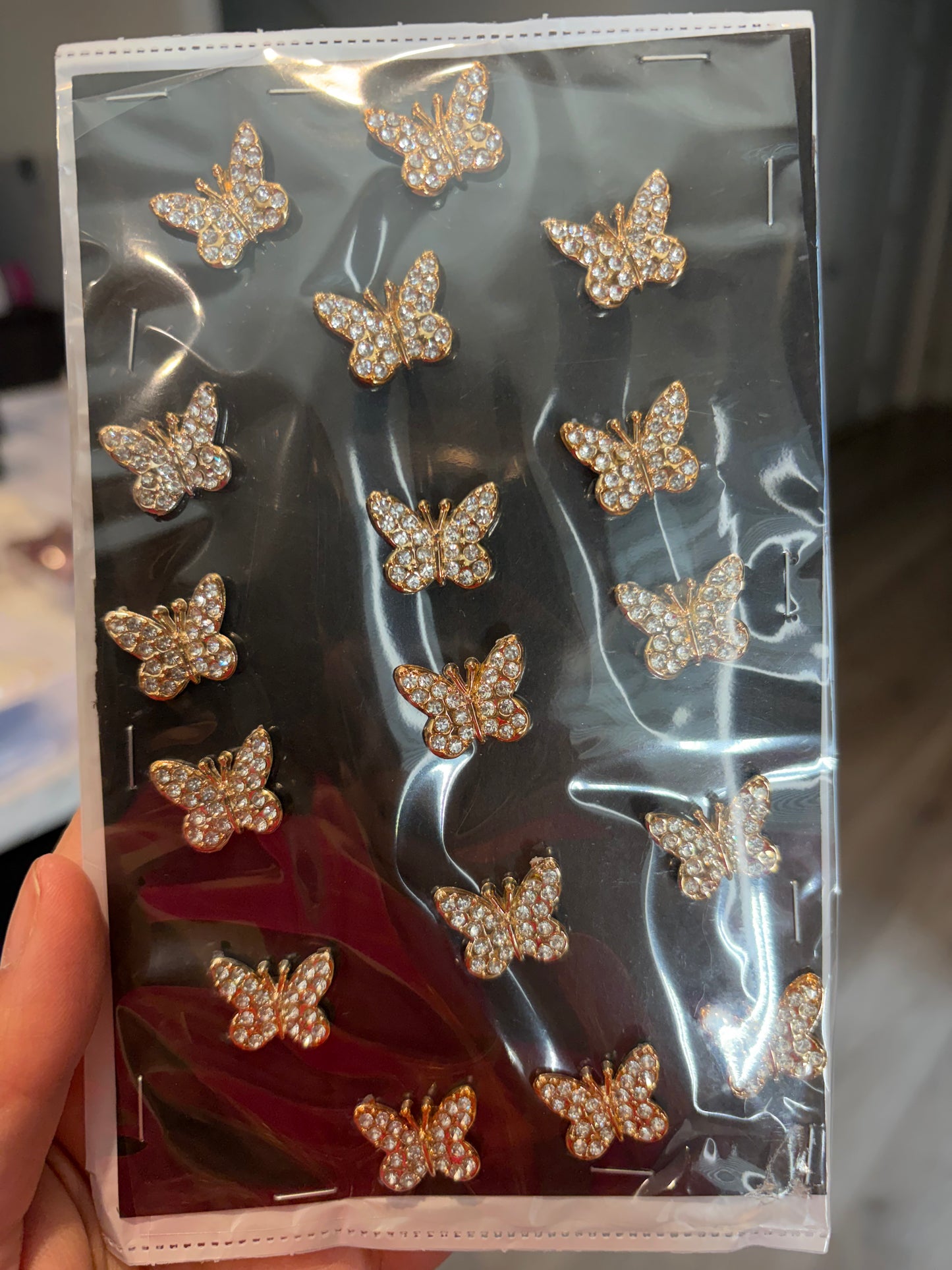 Sticky hair butterflies