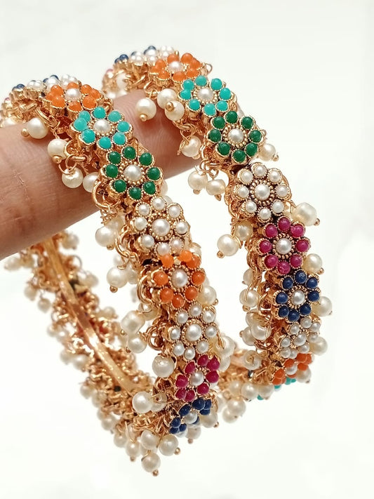 Nauratan Pair of bangles