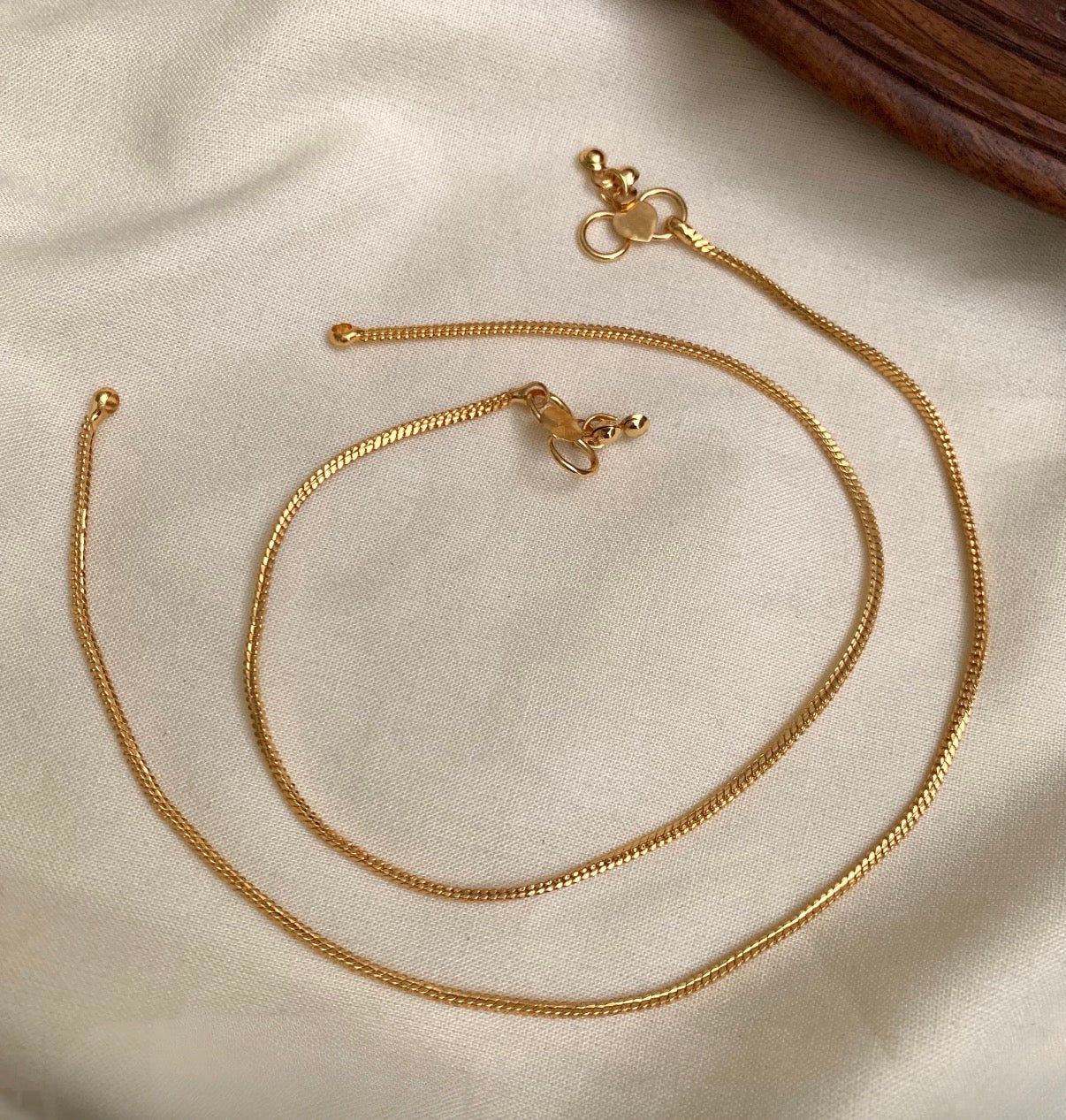 Golden Anklets - Pair