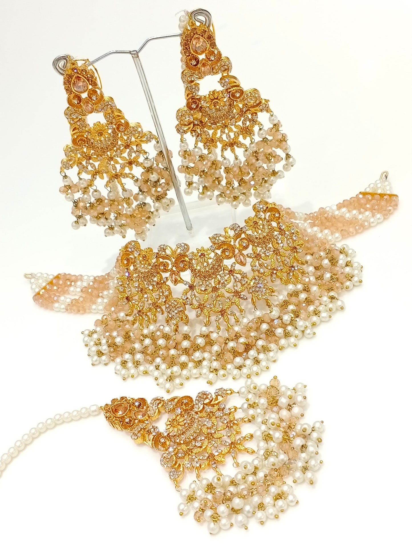 Chokar set with Earrings and Tikka