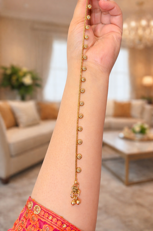 Rajwadhi style anklet | single piece
