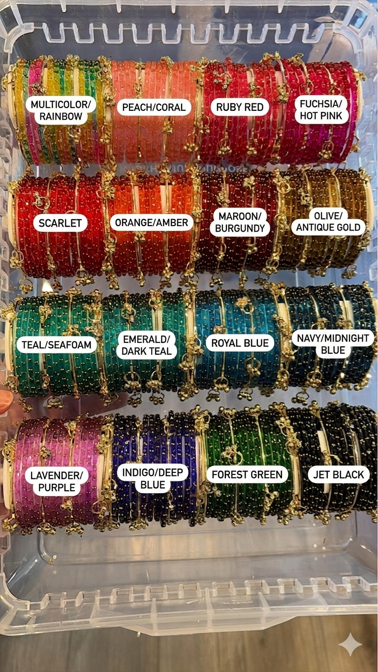 Kashmiri Raindrop bangles