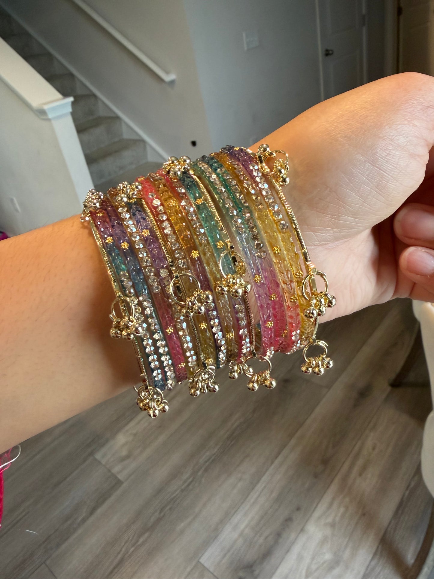 Premium quality bangles with Kashmiri bangles