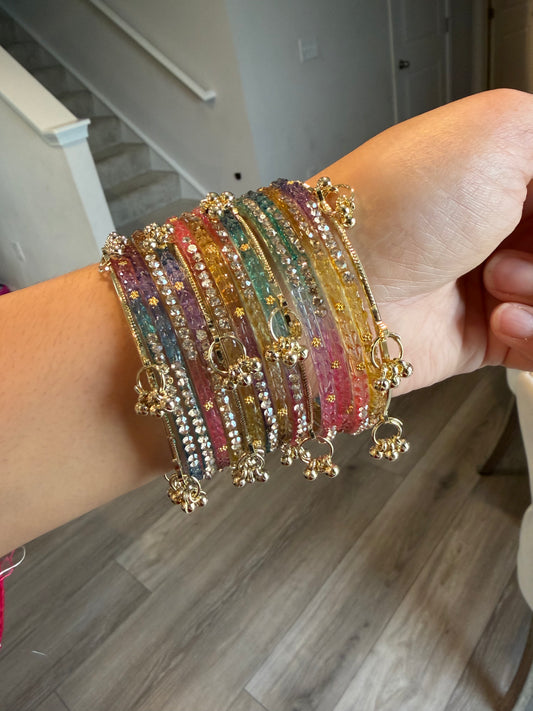 Premium quality bangles with Kashmiri bangles