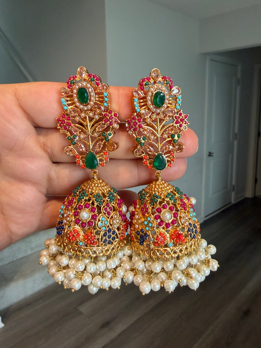 Nauratan jhumka