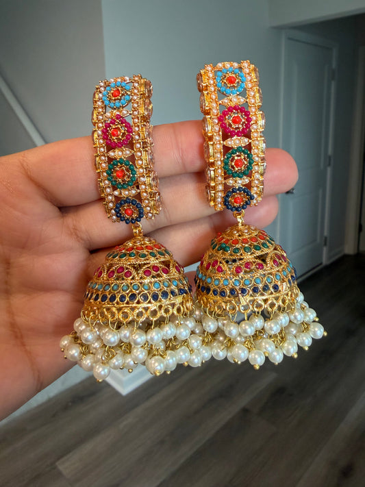 Nauratan jhumka