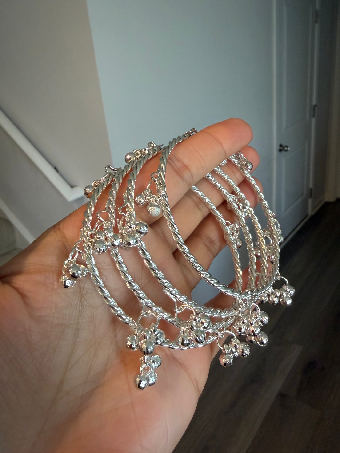Silver Kashmiri bangles