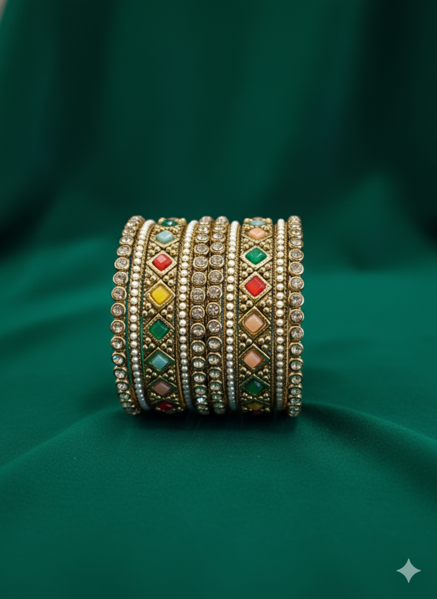 Rangoli Kara set