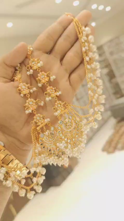Sahara Earrings with Matha Patti